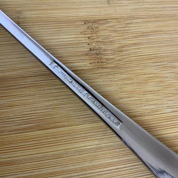 International Silver Gran Royal 4 Iced Tea Spoons Stainless Steel Flatware - Picture 4 of 4